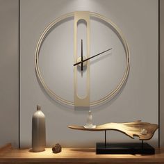 Golden Elegance Clock Clock Canvas Large Metal Wall Clock, Big Clocks, Large Wall Clock Modern, Gold Clock, Wall Watch, Metal Clock, 3d Decor, Wall Clock Design, Room Remodel