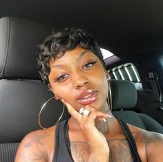 Black Pixie Cut, Short Pixie Wigs, Pixie Cut Wigs, Natural Hair Short Cuts, Curly Pixie Cuts, Short Hair Pixie Cuts, Short Sassy Hair, Curly Pixie