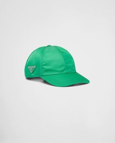 Baseball Cap Women, Prada Collection, Boujee Outfits, Green Accessories, Cap Women, Fishing Nets, Green Hats, Triangle Logo