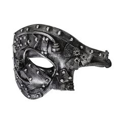 PRICES MAY VARY. Material: This steampunk mechanical venetian mask is made of Pu Foam material, it is durable and lightweight, the material is soft and easy to carry, it will not break and deform, even if you wear it for a long time it will not bring you discomfort! Retro Steampunk Style: This steampunk metal robot half-face mask has a unique European retro style, wear it and take you back to the Middle Ages to satisfy your mechanical fantasy and technology mystery of medieval punk! Mechanical s Medieval Masquerade Mask For Halloween, Steampunk Masquerade Mask For Cosplay Events, Steampunk Masquerade Mask For Cosplay And Fantasy Events, Steampunk Masquerade Mask For Fantasy And Cosplay Events, Steampunk Mask Costume Accessories For Fantasy Events, Gothic Masks And Prosthetics For Carnival, Gothic Masks And Prosthetics For Carnival Fantasy Events, Steampunk Mask For Fantasy Events, Post-apocalyptic Halloween Masks And Prosthetics