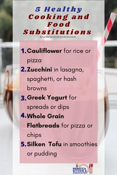 There are plenty of cooking and food substitutions to add a little bit of a nutrient boost to some of your meals. Of course, they aren’t necessary in any way, but they are tasty! For instance, swap your noodles for zoodles, or just swap some of your noodles. They’re super delicious and give you a little extra veggie intake! Click now to see some other substitutions! Pizza Chips, Rice Substitute, National Nutrition Month, Quick Pizza, Cooking Substitutions, Nutrition Month, Chocolate Mousse Recipe, Food Substitutions