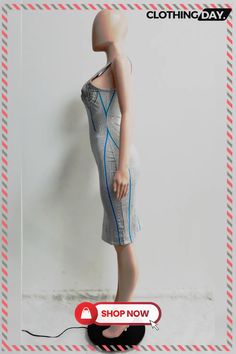 Women Summer Striped Print Sleeveless Bodycon Dress Stretch Knee-length Summer Bandage Dress, Summer Stretch Knee-length Bandage Dress, Stretch Knee-length Bandage Dress For Summer, Gray Sleeveless Bodycon Dress, Knee-length Stretch Bandage Dress For Summer, Summer Sheath Bodycon Bandage Dress, Sleeveless Gray Bodycon Dress, Blue Sleeveless Bodycon Bandage Dress, Sleeveless Blue Bodycon Bandage Dress