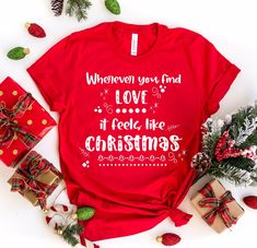 It's true, wherever you find love, it feels like Christmas! Calling all Muppets Christmas Carol fans, we have the perfect holiday (and beyond) shirt for you! Whether this is a childhood favorite or a classic holiday movie on your must watch list every year, we love this design for snuggling up and having a festive movie night. Movie: Muppets Christmas Carol Holiday: Christmas This t-shirt is everything you've dreamed of and more. It feels soft and lightweight, with the right amount of stretch. I Muppets Christmas Carol, Kisses Shirt, Christmas Carols Songs, Carol Songs, Classic Holiday Movies, Muppets Christmas, Santa Tee, Disney Christmas Shirts, Muppet Christmas Carol