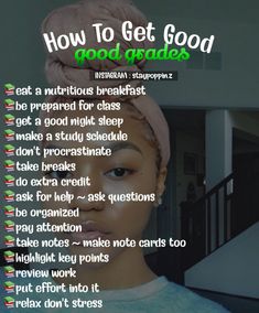 a poster with the words how to get good food grade written in front of it