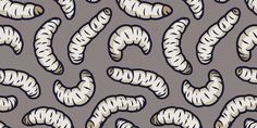 an image of seamless pattern with worms on grey background stock photo - budget conscious