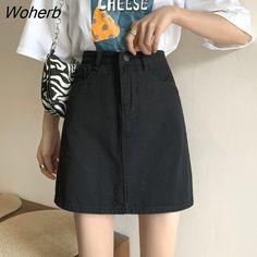 Shipping: Worldwide Express Shipping AvailableDelivery time: 7-15Days Fast ShippingReturns: Fast refund, 100% Money Back Guarantee.Brand Name: AltayskiyMaterial: CottonMaterial: PolyesterStyle: CasualElasticity: Slight StrechOrigin: Mainland ChinaCN: ZhejiangFabric Type: DenimWaistline: empirePattern Type: SolidFit Type: Regulai FitSilhouette: A-LINEDresses Length: Above Knee, MiniAge: 25-34Decoration: PocketsPlace Of Origin: China (Mainland)is_customized: NoModel Number: zke4979Gender: WOMENSiz Korean Fashion Black, Korean Fashion Outfits, Tracksuit Tops, A Line Mini Skirt, Skirts For Women, Tracksuit Women, Summer Clothing, Casual Black, Casual Summer Outfits