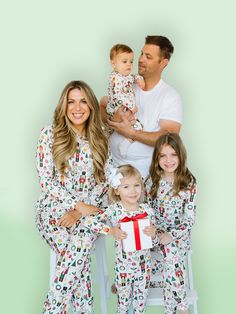 Create unforgettable holiday memories with our adorable Kids Christmas PJ Set! Lovingly crafted with your little one's comfort in mind, our mid-weight ButterSoft fabric is a perfect blend of smooth-to-the-touch comfort and temperature regulation, ensuring they stay cool and cozy all night long. Coordinate with our matching PJ sets for the whole family to enjoy! Sizing: S (6/7): 22.75" chest, 20.75" waist, 22" hips, 28" inseam M (8): 24.5" chest, 22.5" waist, 23.5" hips, 29.5" inseam L (10): 27.5 Family Pjs, Christmas Pj, Matching Pjs, Family Pajamas, Holiday Memories, Kids Pants, Kids Pajamas, Pj Sets, Sweater Blouse