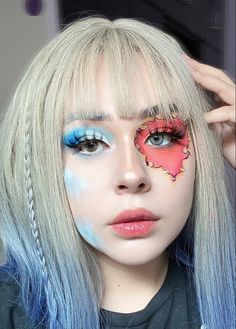 Todoroki Makeup Inspired, Todoroki Makeup, Anime Photocard, Makeup Kawaii, Festive Makeup, Normal Makeup, Girly Makeup