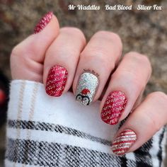 Color Street Christmas Mixed Mani, Nail Combos, Nail Ideas, Nail Inspo