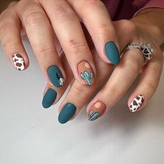 Cute Fall Nails, Fall Nail Ideas, Boho Nails