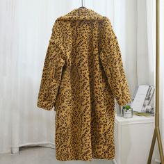 FREE SHIPPING Oversized Leopard Long Teddy Bear Jacket Coat Women 2019 Winter Ladies Overcoat Chunky Outerwear Plus Size Faux Lamb Fur Jackets JKP2928 Faux Fur Long Coat For Fall, Leopard Print Fur Coat With Faux Fur Trim, Hooded Leopard Print Winter Outerwear, Winter Leopard Print Faux Fur Outerwear, Oversized Fur Coat With Faux Fur Lining, Oversized Faux Fur Outerwear For Fall, Oversized Faux Fur Outerwear With Long Sleeves, Oversized Faux Fur Outerwear For Cold Weather, Oversized Long Sleeve Faux Fur Outerwear