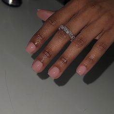 Cover pink is the PERFECT nude for your overlays! Shop now on Sale @joxcosmetics _______________________________ #shortnails #acrylicnails… | Instagram Wedding Nails Design Short, Natural Nail Clear, Clear Nails With Art, Cute Designs On Natural Nails, Very Short Square French Tip Nails, Simple And Classy Nail Designs, Cute Gel Nails Natural Nail, Natural Overlay Nails Design, Gel Overlay French Tip