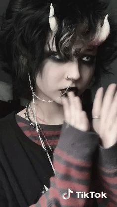 Corpse Makeup, Emo Clothes For Girls, Grunge Guy, Boy Cosplay, Demon Boy, Gothic People, Alt Makeup, Goth Scene, Aesthetic Grunge Outfit