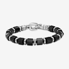 Features: Quick ShipCircumference: 8 1/2 InchLink Construction: SolidSetting: BeadStone Cut: FancyMetal Color: WhiteChain Length: 8 1/2 InchChain Width: 8 MillimetersChain Construction: BeadCare: Wipe CleanStone Type: 14 Genuine AgateBracelet Type: Beaded BraceletsMetal: Stainless SteelCountry of Origin: Imported Modern Polished Beads Bracelet, Modern Silver Bracelets With Gemstone Beads, Modern 8mm Beads Bracelet, Modern 8mm Bead Bracelet, Modern 8mm Beaded Bracelet, Modern Silver Beaded Bracelet With Black Beads, Modern Silver Bracelet With Black Beads, Modern Beaded Bracelet With Black Beads As Gift, Modern Gemstone Beads Bracelets