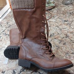 Joe Boxer Lace Up /Zip Boots Size 8 Nwot Boxer Shoes, Joe Boxer, Shoes Womens, Lace Up Boots, Shoe Laces, Womens Boots, Lace Up, Women Shoes, Boots