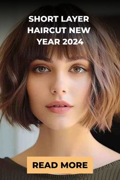 Short Layer HairCut New Year 2024 Haircut 2024 Trends Women Short, Trendy Short Hair Styles 2024, Short Hair Trends 2024, Short Layer Haircut, Short Hair 2024 Trends Women, Short Hair 2024, 2024 Short Hair Styles, 2024 Short Hair Trends For Women, Stacked Haircut