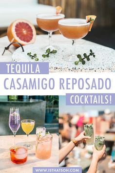 Tequila Casamigo Reposado Cocktails