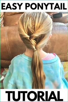 Easy Ponytail Tutorial - Looking for an easy tutorial for a chic ponytail? Here's one for you to check out! Love this stylish one. #Hairstyle #Hairstyles Mom Ponytail, Chic Ponytail, Red Hair Inspiration, Summer Hair Trends, Ponytail Tutorial, Makeup For Moms, How To Do Makeup, I Wake Up