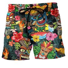 Category:WE-Pants; Season:Summer; Fabric:Polyester; Gender:Men's; Style:Hawaiian,Boho; Elasticity:Micro-elastic; Occasion:Beach,Casual,Daily,Holiday; Fit Type:Regular Fit; Function:Quick Dry; Waistline:Mid Waist; Pattern:Car,Graphic Prints; Design:with Mesh lining,3D Print,Elastic Waist,Drawstring; Pants Type:Swim Shorts,Swim Trunks,Board Shorts; Fly Type:Elasticity,Drawstring; Front page:FF; Listing Date:03/15/2023; Production mode:External procurement; Hips:; Length:; Waist:; Fit US Size:; Fit Gift Ideas For Papa, Swim Trunks For Men, Surfing Board, Colorful Graffiti, Jumpsuit For Kids, Graduation Outfits, Graffiti Designs, Men's Swimwear, Hawaiian Shorts