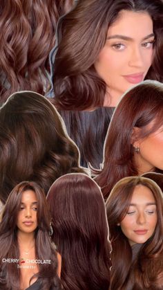 Brown With Red Undertones Curly Hair, Brownish Reddish Hair Color, Brown Curly Hair Color Ideas, Reddish Brown Hair Colour, Short Cherry Brown Hair, Cherry Brown Short Hair, Brown Hair For Brown Eyes, Dark Brown Cinnamon Hair Color, Brown Girl Hair Color Ideas