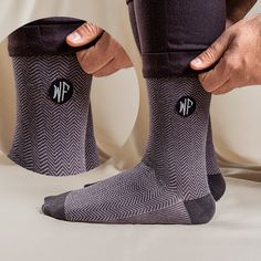 "Perfect and memorable gift for wedding party and groomsmen. Personalize your socks with monogram wordings.  📢📢 DIRECT EMBROIDERY or CIRCLE PATCH EMBROIDERY IS AVAILABLE. IF YOU WANT SOCKS WITHOUT CIRCLE PATCH PLEASE WRITE IN THE NOTES or PERSONALOZATION PART  18 colors options and fabulous packaging will definetely make the socks a perfect gift for your loved ones.  📐DIMENSION OF THE EMBROIDERY: 3 cm x 3 cm (Standard size) .. For bigger embroidery please select \"EMBROIDERED BIGGER\" Monogrammed with hand-made embroidery. Select name or initials for personalization. Embroidery can be done both on the ANKLE PART or TOP. Please specify it on the personalization part. Write your socks size on the personalization ** Remarkable and unique groomsmen socks. Best wedding party gift idea for th Socks Valentine, Valentine Gift For Him, Groom Socks, Groomsmen Proposal Gifts, Groomsman Proposal, Groomsmen Gifts Unique, Groomsmen Socks, Wedding Socks, Embroidered Initials