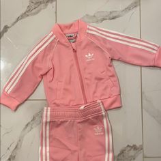 Perfect Condition. Never Worn! Adidas Set, Adidas Short, Gingham Jacket, Adidas Tracksuit, Nike Acg Jacket, Adidas Track Suit, Adidas Pink, Adidas Girl, Adidas Outfit