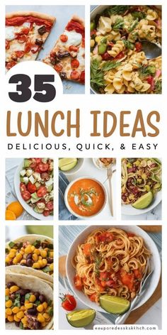 Make lunchtime a hit with these 35 delicious family-friendly lunch recipes! 🍕🥗 From savory sandwiches to wholesome bowls, these easy meals are perfect for busy days. #LunchRecipes #FamilyMeals