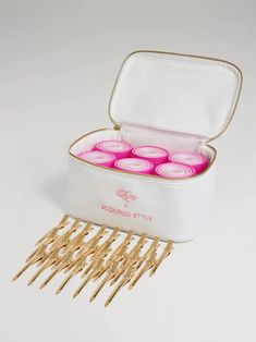 24 pc Velcro Pink Hair Roller Set | Luxy Hair x Acquired Style Hair Roller Set, Acquired Style, Voluminous Blowout, Velcro Hair Rollers, Blowout Brush, Salon Blowout, Velcro Rollers, Hair Roller, Luxy Hair