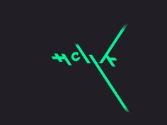 the word x is written in green on a black background with an arrow pointing to it