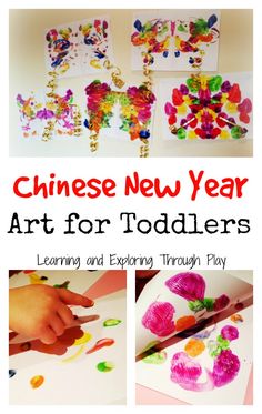 chinese new year art for toddlers is an easy and fun way to learn colors