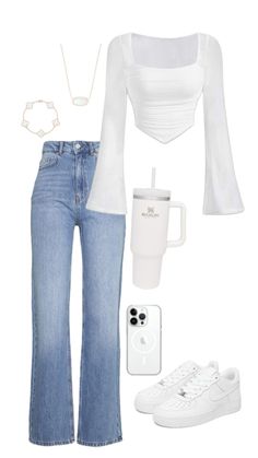 Asthetic Cloths Idea Girl, Summer College Outfits Aesthetic, Ella Woods