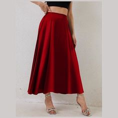 Satin Maxi Skirt, The Fabric Is Made Of Polyester And Spandex, Super Soft And Comfortable To The Touch, Skin-Friendly, Comfortable And Light To Wear, Skirts For Women Suitable For All-Day Wear. Skirt, This High-Waist Skirt A-Line Design Better Shows Your Beautiful Body Proportions, Making You Look Taller And Slimmer. The Silk Fabric Makes The Skirt Look Silky And Textured, Making You The Combination Looks Elegant, Luxurious, Gorgeous And Fashionable. Womens Satin Skirtmaxi Skirt Is Very Suitable Look Taller And Slimmer, Satin Maxi Skirt, Body Proportions, Aline Skirt, Beautiful Body, Satin Maxi, Skirts For Women, Satin Skirt, Women Skirts Midi