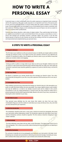 the steps to writing an effective personal statement for someone who likes to write their own personal statement