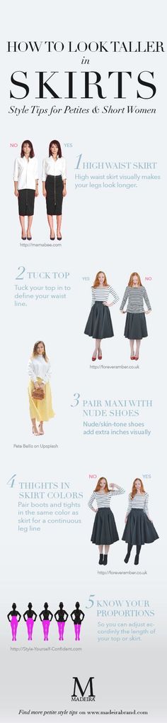 How to #look taller in #skirts #style #tips for #petites & short #women Created by:Madeira Petite Style Outfits, Petite Body Types, Chique Outfits, Petite Style, Versatile Wardrobe, Tips For Women, Fashion Weeks, Fashion Tips For Women, Petite Women