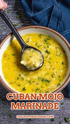 Mojo Sauce made quick and easy Cuban Mojo Marinade, Mojo Sauce Recipe, Mojo Marinade, Mojo Sauce, Cuban Mojo, Orange Olive Oil, Chili Pepper Recipes, Philly Food, Sour Orange