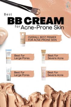 Are you looking for BB cream that works with acne prone skin? You're in luck! We have the best reviews on the top BB cream for skin that is acne prone. Bb Cream For Acne Prone Skin, Acne Prone Foundation, Make Up For Acne Cover Up, Bb Cream Makeup Look, Primer For Acne Prone Skin, Bb Cream Vs Foundation, Bb Cream Before And After, Foundation For Acne Prone Skin, Drugstore Bb Cream