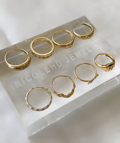 Gold rings the NHD way 💛 ​ #Diamonds #Jewelry #Accessories #NicoleHDJewelry #NHDJewelry #NicoleHD #DiamondJewelry #JewelryEssentials #FineJewelry #GoldRings