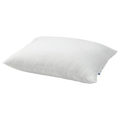 a white pillow on a white background