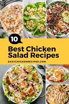 the top ten best chicken salad recipes