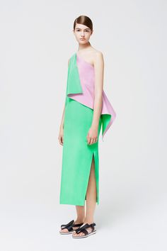 Roksanda Ilincic | Resort 2015 Collection | Style.com Pastel Colors Fashion, Minimal Dress, Bright Outfits, Sportswear Women, Elegant Fashion, Spring Outfits, New Fashion