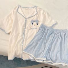 Sanrio Clothes, Kawaii Cinnamoroll, Kawaii Pajamas, Night Suit