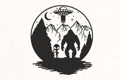 Yeti Svg, Sasquatch Svg, Monster Svg, Mountain Svg, Camping Humor