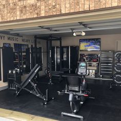 the gym is equipped with many different equipment