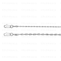 "14K Solid White Gold Twisted Dorica Chain Necklace, 16\" 18\" 20\" 24\" Inch, 1.35mm 2.10mm Thick, Real Gold Chain, Sparkly Gold Chain, Women High quality, elegant and shiny sparkly Twisted Dorica Chain Necklaces. Each Chain crafted from guaranteed 100% Solid 14K Gold. Clasp: Lobster Claw Metal: SOLID 14K WHITE GOLD Availability: 1.35MM - 16\", 18\", 20\", 24\" 2.10MM - 16\", 18\", 20\", 24\" SHIPPED FROM NEW YORK CITY FREE SHIPPING on all orders 30 Day Return Hassle Free Weight may not always White Gold Link Necklace With Rope Chain, White Gold Rope Chain Link Necklace, White Gold Round Rope Chain Necklace, Sterling Silver Yellow Gold Rope Chain Necklace, Sterling Silver Yellow Gold Rope Chain Necklaces, Yellow Gold Sterling Silver Rope Chain Necklace, Yellow Gold Sterling Silver Rope Chain Necklaces, Diamond Cut Link Chain Necklace For Anniversary, White Gold Chain Necklace With Lobster Clasp For Anniversary