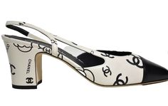 Chanel 23P Mademoiselle Coco Sling White Black CC Logo Slingback Sandal Heel 38.5 ********** Chanel ********** Brand: Chanel Size: 38.5 (know your Chanel size) Name: Coco Sling Color: White & Black Style: Slingback Heel Season: 23P Style#: G31318 Y56352 K5342 Material: Printed Lambskin & Lambskin Black cap toe front toe CC metal side logo on heel White lambskin leather material Black all over logo CC, camellia flower, coco, Chanel printed lambskin leather logo Slingback strap Stacked 65mm low back heel Brand new in box, comes with box and dust bag 100% Authentic or your money back Great gift I ship worldwide Any other questions just ask, I will be happy to answer them Chanel Flower, Chanel Print, Flower Heels, Chanel Resort, Chanel Brand, Camellia Flower, Chanel Sandals, Chanel Logo, Loafer Sneakers