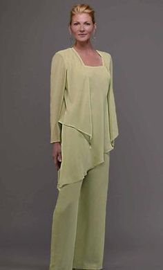 Evening Pant Suits, Plus Size Pant Suits, Formal Pant Suits, Mother Of The Bride Suits, Chiffon Pants, Dress Pant Suit, Plus Size Formal