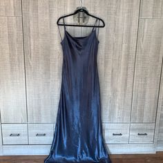 New Condition With Tags Size 6 Floor-length Bias Cut Dress For Dinner, Bias Cut Floor-length Dinner Dresses, Taupe Maxi Dress, Resort Maxi Dress, Tie Waist Maxi Dress, Silk Halter Dress, Empire Waist Maxi Dress, Pencil Skirt Dress, Maxi Slip Dress