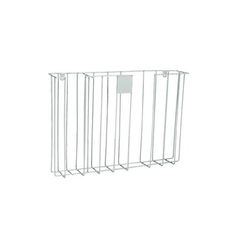 an image of a white metal rack