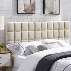 PRICES MAY VARY. 【Adjustable Height and Width】The queen size headboard height is adjustable within the range of 40 inches - 56 inches to match various mattress and box spring height. Width of the outer row holes：58.5 inches. Width of the inner row holes：52.5 inches. Alish King size headboard is suitable for EK and UK bed frame. ALISH Queen Size headboard is suitable for QN and FU bed frame. It's OK for both Metal and Wood Bed Frame. 【Modern Design Headboard】With elegant small checks tufting, a sofa velevt fabric finish, and thick padding, this upholstered headboard brings a classic and timeless elegant style to any bedroom 【Comfotable Upholstery】Covered with sofa and long-last velevt fabric, this king size headboard is made for every-day use 【Upgraded Headboard】Upgrading from wooden board Leather Pillow Headboard, Metal And Wood Bed Frame, Metal And Wood Bed, Bed Frame Beige, Headboard Velvet, Pillow Headboard, Queen Size Headboard, King Size Headboard, Bed Headboard