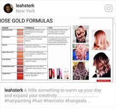 Taking Rose Gold formulas to the Limit Matrix Rose Gold Brown Hair Color, Gold Hair Formula, Rose Gold Hair Formula, Gold Brown Hair Color, Rose Gold Hair Color Formula, Dark Rose Gold Hair, Rose Gold Brown Hair, Gold Brown Hair